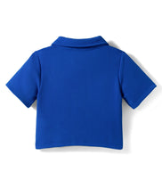Load image into Gallery viewer, Solid Waffle Textured Crop Shirt Culotte Pant Co-ord Set