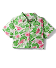 Load image into Gallery viewer, Floral Printed Collar Top and Palazzo Co-ord Set