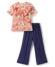 Load image into Gallery viewer, Floral Printed Frilled Top Flared Pant Set