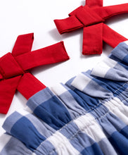 Load image into Gallery viewer, Checkered Straped Top Belted Short Co-ord Set