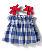 Load image into Gallery viewer, Checkered Straped Top Belted Short Co-ord Set