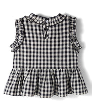 Load image into Gallery viewer, Cotton Checkered Frilled Top Palazzo Co-ord Set