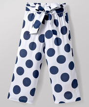 Load image into Gallery viewer, Solid Frilled Short Sleeves Top Polka Palazzo Set