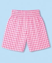 Load image into Gallery viewer, Cotton Checkered Top Belted Short Co-ord Set
