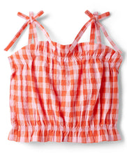 Load image into Gallery viewer, Checkered Straped Top Flap Skort Co-ord Set