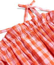 Load image into Gallery viewer, Checkered Straped Top Flap Skort Co-ord Set