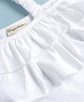 Load image into Gallery viewer, Solid Frilled Top Waffle Flap Skort Set with Bow Applique