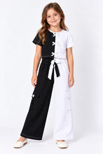 Load image into Gallery viewer, Color Block Top Pant Co-ord Set