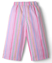 Load image into Gallery viewer, Cotton Striped Top Pant Co-ord Set