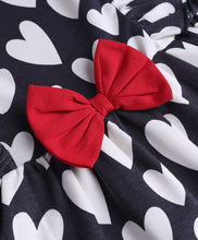 Load image into Gallery viewer, Cotton Hearts Printed Top Pant Co-ord Set