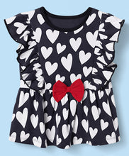Load image into Gallery viewer, Cotton Hearts Printed Top Pant Co-ord Set