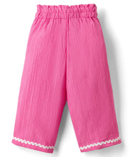 Load image into Gallery viewer, Solid Collared Lace Top and Pant Co-ord Set