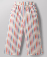 Load image into Gallery viewer, Woven Striped Collared Top and Pant Co-ord Set