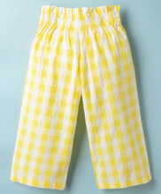Load image into Gallery viewer, Cotton Checkered Collared Top and Pant Set