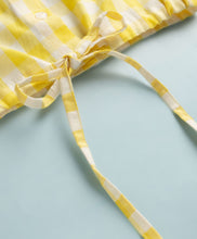 Load image into Gallery viewer, Cotton Checkered Collared Top and Pant Set