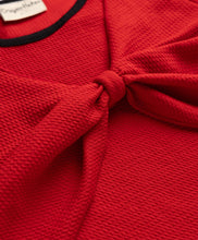 Load image into Gallery viewer, Solid Waffle Fabric Bow Top and Skort Set