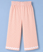 Load image into Gallery viewer, Checkered with Lace Top and Pant Co-ord Set