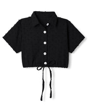Load image into Gallery viewer, Solid Textured Fabric Top and Checkered Pant Set
