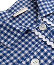 Load image into Gallery viewer, Cotton Checkered Top and Pant Co-ord Set - Blue