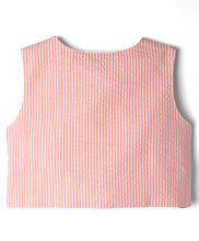 Load image into Gallery viewer, Cotton Striped Top and Pant Co-ord Set - Pink