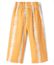 Load image into Gallery viewer, Cotton Double Cloth Fabric Tie Dye Top Pant Co-ord Set - Orange