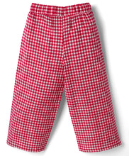 Load image into Gallery viewer, Cotton Checkered Knotted Top Pant Co-ord Set - Magenta