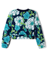 Load image into Gallery viewer, Cotton Floral Printed Top Jogger Set - Navy