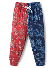 Load image into Gallery viewer, Cotton Color Block Floral Printed Top Jogger Set - Pink