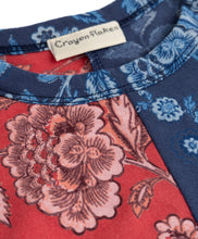 Load image into Gallery viewer, Cotton Color Block Floral Printed Top Jogger Set - Pink