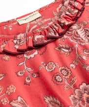 Load image into Gallery viewer, Cotton Floral Printed Knotted Top Pant Set - Pink