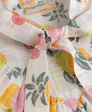 Load image into Gallery viewer, Floral Printed Frilled Top Textured Pant Set - Offwhite