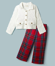 Load image into Gallery viewer, Cotton Smocking Fabric Top Checkered Culotte Se