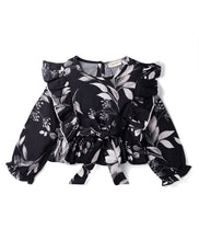 Load image into Gallery viewer, Frilled Floral Printed Top and Culotte Co-ord Set