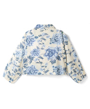 Load image into Gallery viewer, Frilled Floral Printed Top and Waffle Culotte Set