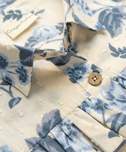 Load image into Gallery viewer, Frilled Floral Printed Top and Waffle Culotte Set
