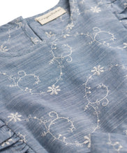 Load image into Gallery viewer, Embroidered Frilled Top and Waffle Culotte Set
