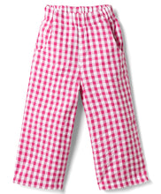 Load image into Gallery viewer, Cotton Checkered Collared Top Waffle Culotte Co-ord Set
