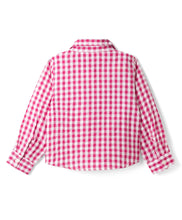 Load image into Gallery viewer, Cotton Checkered Collared Top Waffle Culotte Co-ord Set