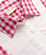 Load image into Gallery viewer, Cotton Checkered Collared Top Waffle Culotte Co-ord Set