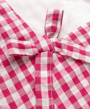 Load image into Gallery viewer, Cotton Checkered Collared Top Waffle Culotte Co-ord Set
