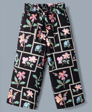 Load image into Gallery viewer, Textured Fabric Collared Top and Floral Culotte Set