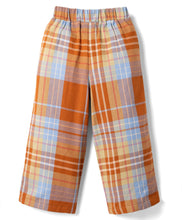 Load image into Gallery viewer, Textured Fabric Collared Top and Checkered Culotte Set