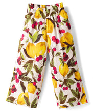 Load image into Gallery viewer, Frilled Solid Full Sleeves Top Printed Culotte Set
