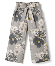 Load image into Gallery viewer, Frilled Solid Full Sleeves Top and Floral Culotte Set