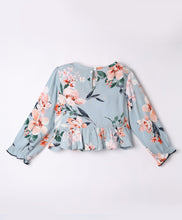 Load image into Gallery viewer, Frilled Floral Printed Top and Culotte Co-ord Set