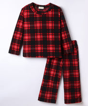 Load image into Gallery viewer, Polar Fleece Checkered Sweatshirt and Pant Co-ord Set