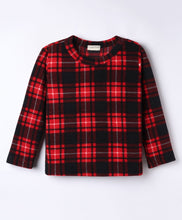 Load image into Gallery viewer, Polar Fleece Checkered Sweatshirt and Pant Co-ord Set