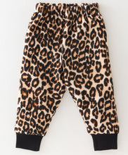 Load image into Gallery viewer, Polar Fleece Leopard Print Sweatshirt and Jogger Co-ord Set