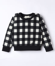 Load image into Gallery viewer, Polar Fleece Checkered Sweatshirt and Jogger Co-ord Set