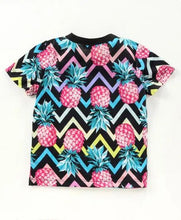 Load image into Gallery viewer, Pineapple Printed Half Sleeves Set